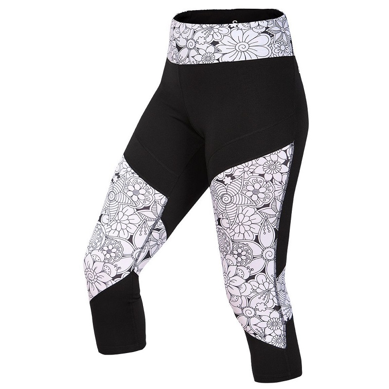 Ocun kalhoty Rhea 3/4 Leggings, Black Caviar