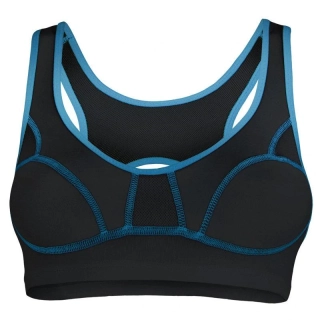 Sensor Lissa podprsenka, černá/modrá